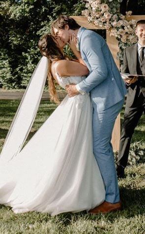 Deborah Lautner's daughter, Makena Lautner at her wedding day.